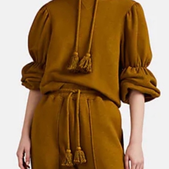 Ulla Johnson NWT Matching Puff Sleeve Sweatsuit